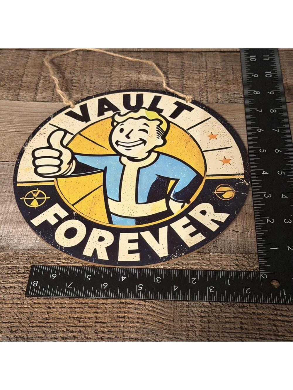 Fallout Vault Forever sign #gaming #retroo